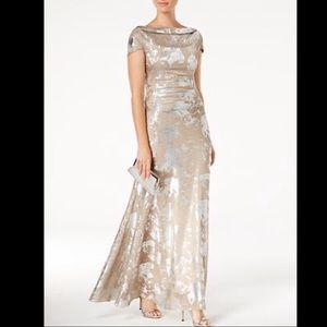 Only worn once, Tahari gown